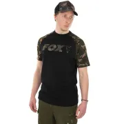 Tricou Fox Raglan T-Shirt Black/Camo