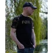 Tricou Fox Raglan T-Shirt Black/Camo