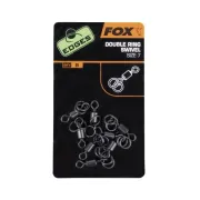 Vartej Fox Edges Double Ring Swivel Nr.7, 8buc/plic