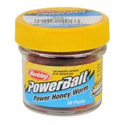 Naluca Viermi Artificiali Berkley PowerBait Power Honey Worm Red/S, 60g, 55buc/borcan