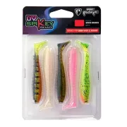 Shad Fox Rage Spikey UV Mixed Colours, 9cm, 5buc/plic
