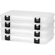 Set 4 Cutii pentru Naluci Plano Stowaway 3700 PLASM374, 4-24 Compartimente, 35.56x19.3x5.70cm