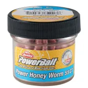 Naluca Berkley PowerBait Power Honey Worm Bubblegum, Garlic Flavour, 60g, 25buc/borcan