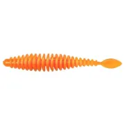 Shaduri Magic Trout T-Worm P-Tail Chilli-Cheese, Neon Orange, 6.5cm, 6buc/borcan