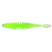 Shaduri Magic Trout T-Worm P-Tail Chilli-Cheese, Neon Green, 6.5cm, 6buc/borcan
