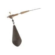 Clipsuri Plumb Pierdut Fox Edges Slik Lead Clip + Pegs Size 10, 10buc/plic CAC479