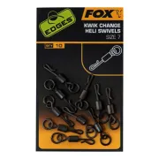 Agrafa Rapida Fox Edges Kwik Change Heli Swivels, 10buc/plic CAC700