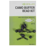 Kit pentru Montura Culisanta Korum Camo Buffer Bead Kit, 6 bucati/plic