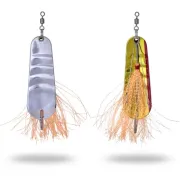 Lingurita Oscilanta Zebco Z-Weedless Ace, Silver/Gold/Red Sinking, 7,5cm 22g