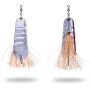 Lingurita Oscilanta Zebco Z-Weedless Ace, Silver/Red, 7.5cm, 22g