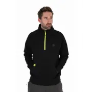 Hanorac Matrix Quarter Zip Sweat Black Edition, Black/Lime