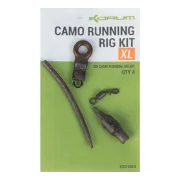 Kit Montura Feeder Korum Camo Running Rig, 4buc/plic