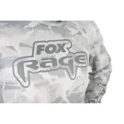 Bluza Fox Rage UV Hooded Performance Top, Culoare Camo Gray