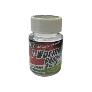 Shaduri Magic Trout T-Worm P-Tail Chilli-Cheese,Neon Green Black, 6.5cm, 6buc/borcan