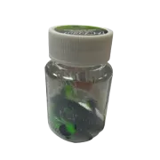 Shaduri Magic Trout T-Worm P-Tail Chilli-Cheese,Neon Green Black, 6.5cm, 6buc/borcan