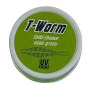 Shaduri Magic Trout T-Worm P-Tail Chilli-Cheese, Neon Green, 6.5cm, 6buc/borcan