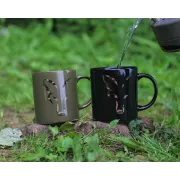 Cana Ceramica Fox Green & Camo Head Ceramic Mug