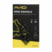 Vartej cu Anou Avid Carp Ring Swivels, 10buc/plic