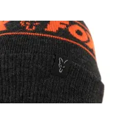 Caciula Fox Collection Bobble Hat, Black & Orange