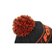 Caciula Fox Collection Bobble Hat, Black & Orange