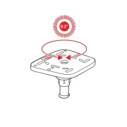 Baza Suport Sonar Mic Berkley Fish Finder Holder Small