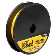 Fir Textil Spro Got Braid, Galben, 150m