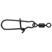 Vartej cu Agrafa Spro Matte Black Easy Snap + Rolling Swivel