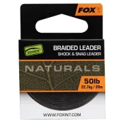Fir Textil Inaintas FOX Edges Naturals Braided Leader, 20m