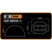 Cort Pescuit Fox Easy Shelter+