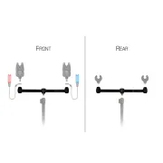 Buzz Bar Fix Delphin SimpleBuzz, 2 Posturi, 30cm