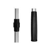 Minciog Telescopic Delphin, Conector V din Metal, 60x60cm, 2 Tronsoane, 2.00m