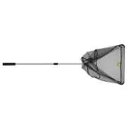 Minciog Telescopic Delphin, Conector V din Plastic si Plasa nu este Cauciucata, 40x40cm, 2 Tronsoane, 1.50m