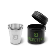 Set de Shot-uri din Oțel Inoxidabil Delphin RESET XL 4v1