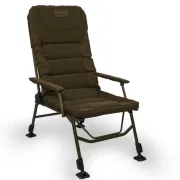 Scaun Pescuit Avid Carp Benchmark Level Tech Hi-Back Recliner Chair, 115x42x55cm