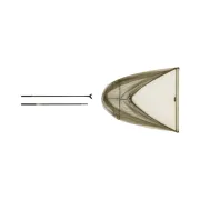 Minciog Crap Delphin Partisan,2 Tronsoane,1.8m,100x100cm