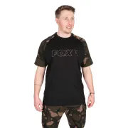 Tricou Fox Black/Camo Outline T-Shirt
