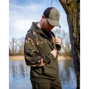 Hanorac Fox Light Weight Khaki Camo Split Zip Hoody