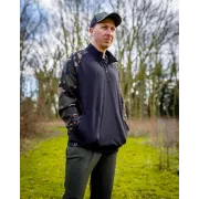 Hanorac Fox Light Weight Qtr Zip Hoody, Black Camo