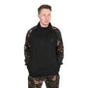 Hanorac Fox Light Weight Qtr Zip Hoody, Black Camo