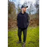 Hanorac Fox Light Weight Qtr Zip Hoody, Black Camo