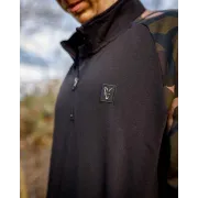 Hanorac Fox Light Weight Qtr Zip Hoody, Black Camo