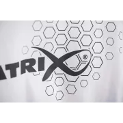 Tricou Matrix Hex Print - White