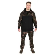 Hanorac Fox Light Weight Black Camo Split Zip Hoody