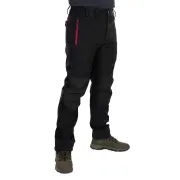 Pantaloni Lungi Fox Rage Pro Series Soft Shell Trousers, Storm Grey & Chilli Red