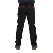 Pantaloni Lungi Fox Rage Pro Series Soft Shell Trousers, Storm Grey & Chilli Red