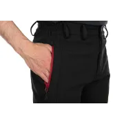 Pantaloni Lungi Fox Rage Pro Series Soft Shell Trousers, Storm Grey & Chilli Red