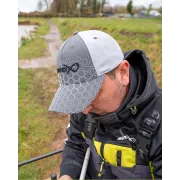 Sapca Pescuit Matrix Hex Print Cap, Grey
