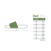 Papuci Delphin OutLine Carp, Dark Grey & Green