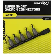 Conector Matrix Super Short Dacron Connector, Large,5buc/plic