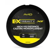 Fir Monofilament Avid Carp Extremity Hi-Vis XR Mono, High-Vis Yellow, 1000m